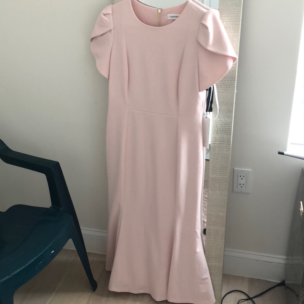 Pink maxi dress